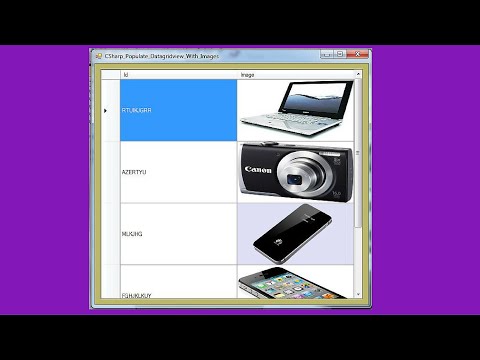 C# Tutorial - How To Populate Datagridview With Images In C# [ With Source Code ] Video