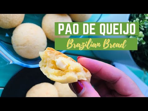 PAO DE QUEIJO (Brazilian Cheese Bread) / TAPIOCA BREAD - No Kneading, No Yeast