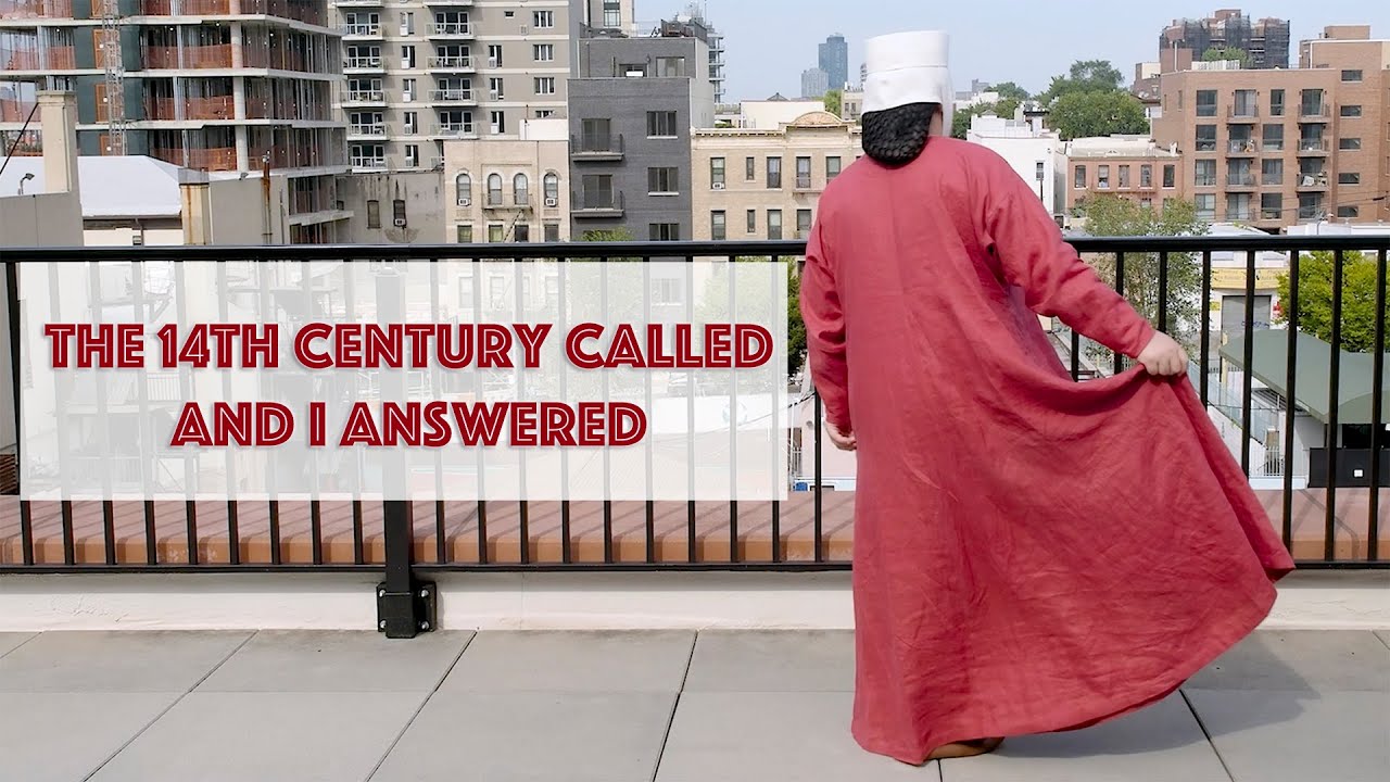 Making a 14th-Century Gown (or Cote)