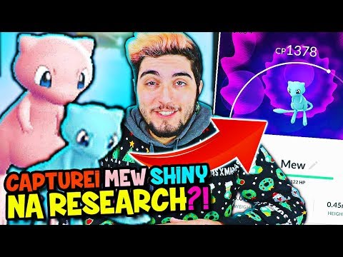 POKÉMON GO 2 #15 - CONSEGUI CAPTURAR MEW SHINY NA RESEARCH ESPECIAL ?!