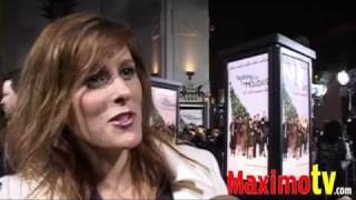 HOLLY PALMER Interview at &quot;Nothing Like The Holidays&quot; Premiere