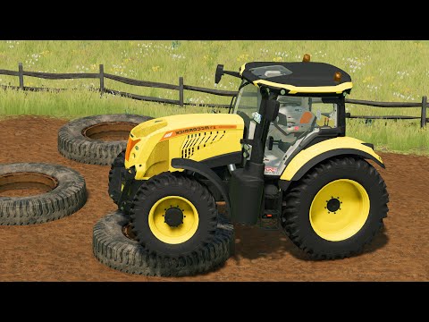 COLORED MCCORMICK vs JOHN DEERE TRACTORS DEATH RUN   Farming Simulator 22