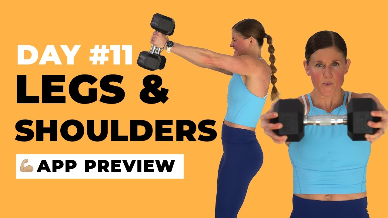 Summer Workout Challenge Day 11: 20-Minute Legs & Shoulders Workout (Max 20)