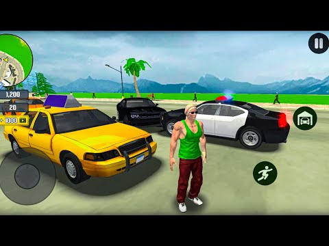 US Police Officer Car Chasing Robbers Cars in Open City - Police Car Android Gameplay