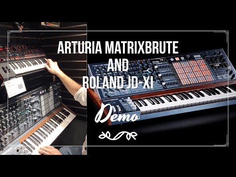Arturia MatrixBrute and Roland JD-Xi Cool Demo - Raymond Lake