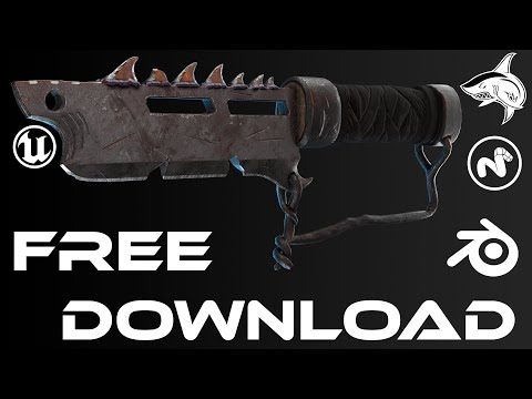 Timelapse Modeling Knife Shark ZBrush - ZModeler Tool - Sculpting ZBrush