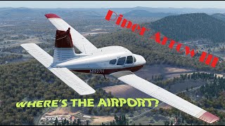 X-Plane 12: Where's the airport? | General Aviation Flight | Piper Arrow III Hickory to Asheville NC