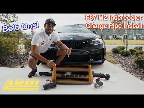 BMW M2 Gets Full Bolt-Ons!! (Intercooler & Charge Pipe Install)