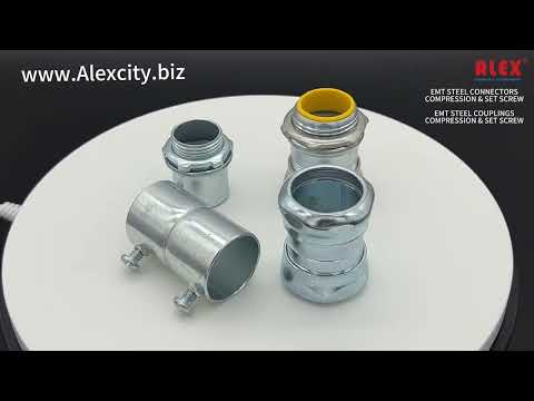 EMT CONNECTORS AND COUPLINGS