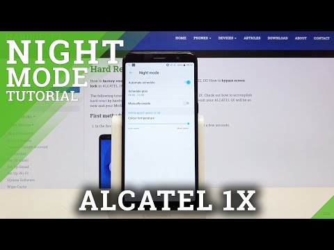 How to Enable Eye Comfort Mode in ALCATEL 1X - Eye Protection