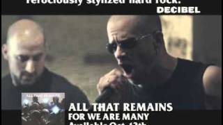 All That Remains - For We Are Many TV Commercial