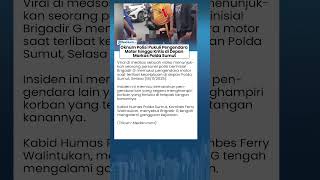 Oknum Polisi Diduga Aniaya Pengendara hingga Kritis di Depan Polda Sumut, Warga Panik Berhamburan