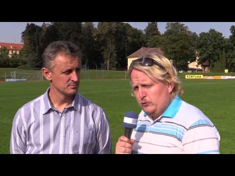 10.9.2014 J. Domažlice - FK Pardubice rozhovor před utkáním
