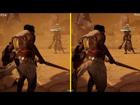 Assassin's Creed Origins PS4 vs PS4 Pro Graphics Comparison