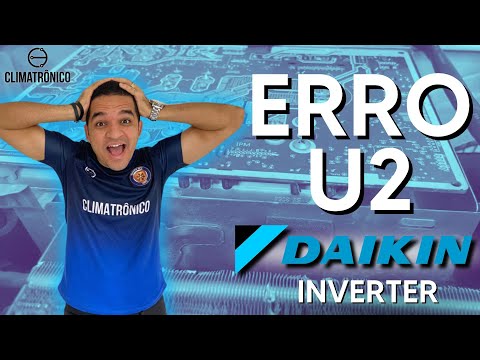 Vídeo: Erro U2 Daikin Inverter: 8 testes rápidos para identificar