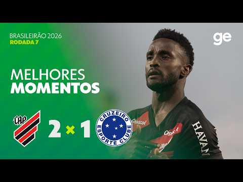Gols e lances de Athletico Paranaense x Cruzeiro