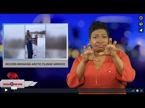 Record-breaking arctic plunge arrives (ASL - 1.30.19)