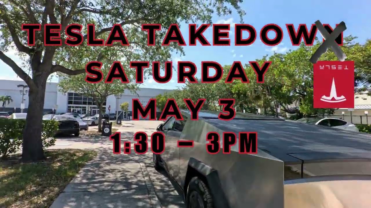 Tesla Takedown Fort Lauderdale Indivisible Event