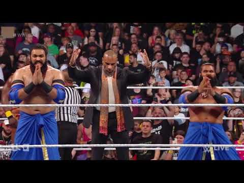Indus Sher vs. Shelton Benjamin & Cedric Alexander - WWE RAW 6/19/2023