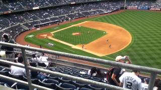 preview picture of video 'Yankees VS Indians game 6/26/12 at yankee stadium'
