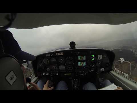 IFR-Abflug auf dem Saarbrücker-Abflug in einer DA40