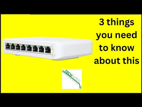 3 things you need to know about the UniFi Lite 8-Port Gigabit PoE+ Compliant Managed Switch