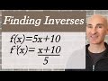 How To Find The Inverse Of A Function