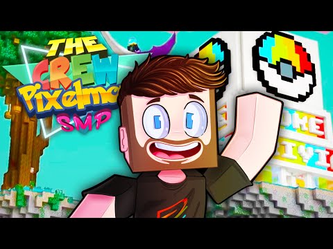 TOWERING TALLER! - The Crew Pixelmon SMP Episode 27 (Minecraft Pokemon Mod!)