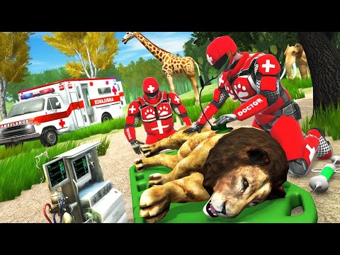 Real Doctor Robot Animals Rescue Android Gameplay #1 HD