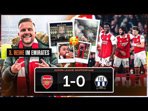 3. Reihe + GÄNSEHAUT 🥰 Arsenal vs Zürich STADION VLOG 😱 XXL London Vlog #2