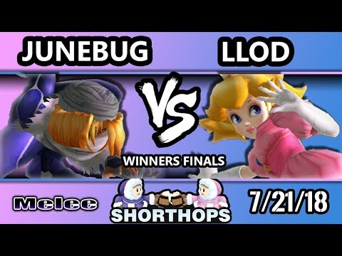 SH 1 SSBM - Junebug (Sheik) Vs. lloD (Peach) - Smash Melee Winners Finals