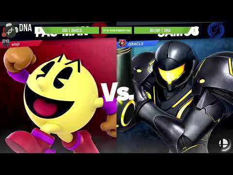 DNA.exe S7E2 - DA EMP Sinji (Pac-Man) Vs. OSG OR4CL3 (Samus) - Top 16 - Winners Quarter-Final