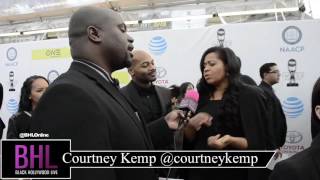 Courtney Kemp & Brandon Dixon NAACP Awards 2017