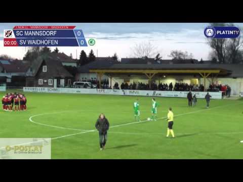 1. NÖN LL : SC Mannsdorf - SV Waidhofen/Thaya