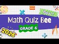 2026 Math Quiz Bee For Grade 6 Part 1 Quiz By BrainYs