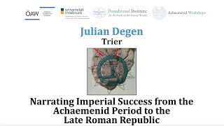 Narrating Imperial Success from the Achaemenid Period to the Late Roman Republic