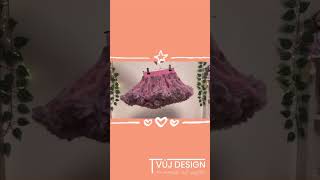 Dětská sukně TUTU PETTI – květovaná růžová (TOP luxusní objem)