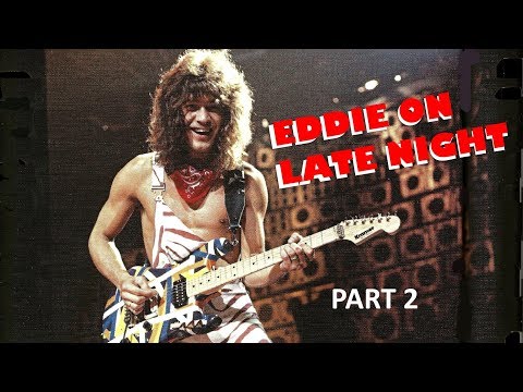 eddie van halen plays on late night pt 2