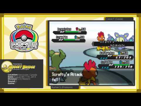 VGC' 13 World Championships LCQ - Rushan S. (Firestorm) vs Cassie F. (Cassie) Game 1