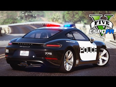 GTA 5 - LSPDFR Ep233 - Porsche 718 Cayman S Patrol w/ Blooper!!
