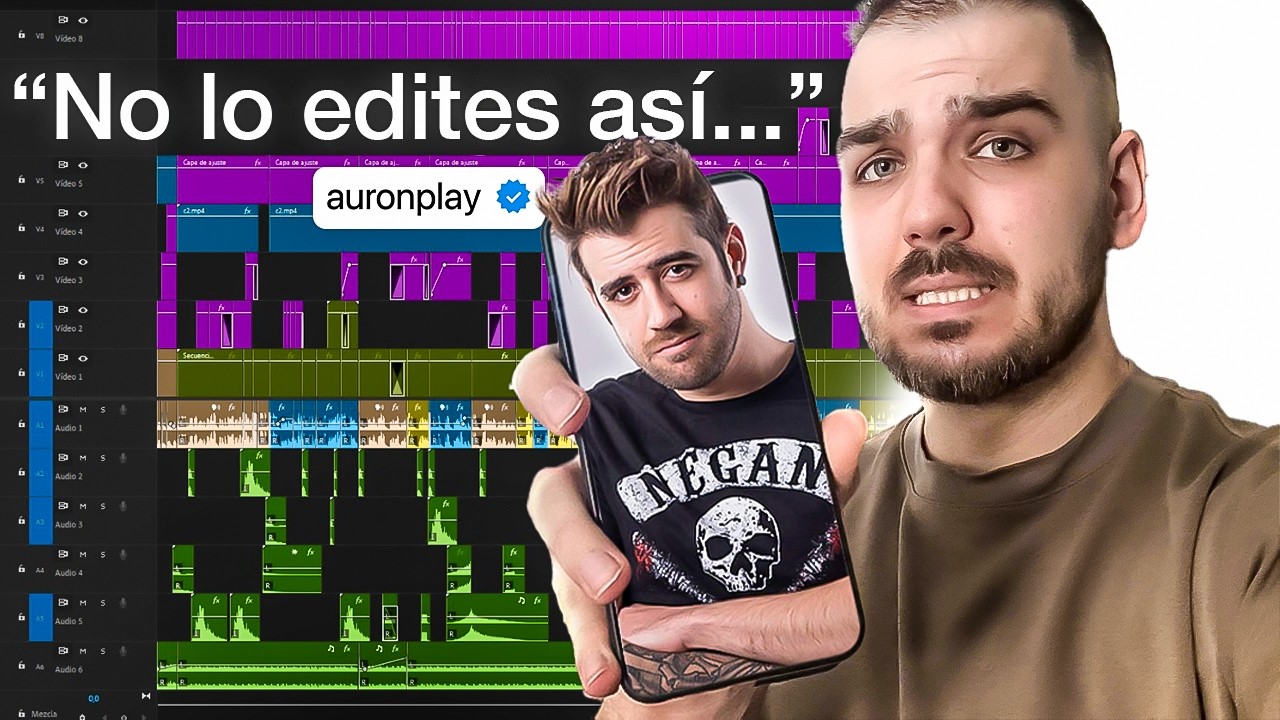 Edité 1 Vídeo de Auronplay, 2 de Nil Ojeda y 3 de Orslok en menos de 24 horas
