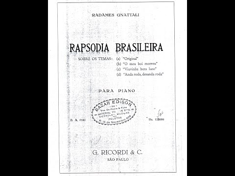 R. Gnattali - Rapsódia Brasileira   Luís Rabello, piano