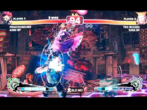 SSFIV ENDLESS BATTLE MATCH JR RODRIGUEZ ( AKUMA ) VS TKO BU33E0 ( GUILE ) ON XBOX 360 GAME 9