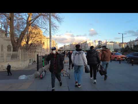 Aksaray To Yanikapi Walking Tour 4K 2022