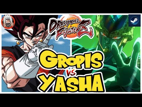 DBFZ Yasha vs Gropis (GogetaSSB, Vegito, A17) vs (Baby2, Cell, Frieza)