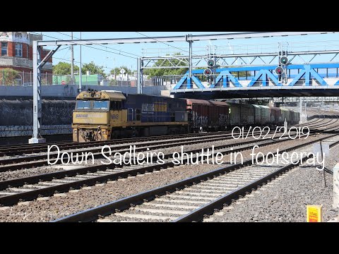 PN NR43 (9783) Down Sadleirs shuttle in Footscray (01/02/2019)