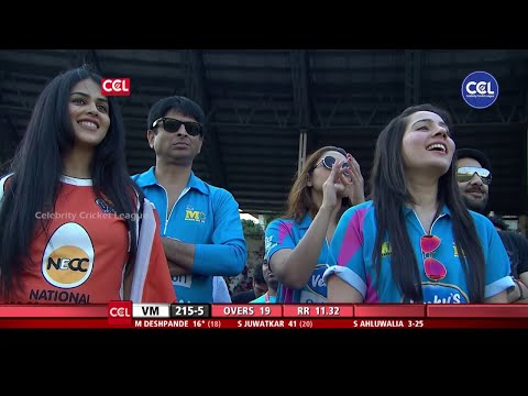Super Exciting Last Over Between Mumbai Heroes Vs Veer Marathi | CCL