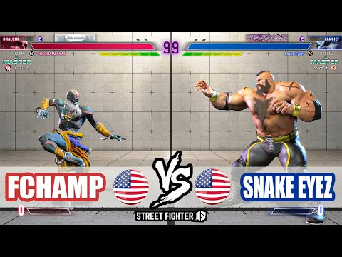 SF6 ➤ FChamp (Dhalsim) VS Snake Eyez (Zangief)【Street Fighter 6】