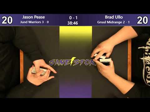 Jason Pease (Jund Warriors) vs Brad Ullo (Gruul Midrange)  - Friday Night Standard 4/26/19