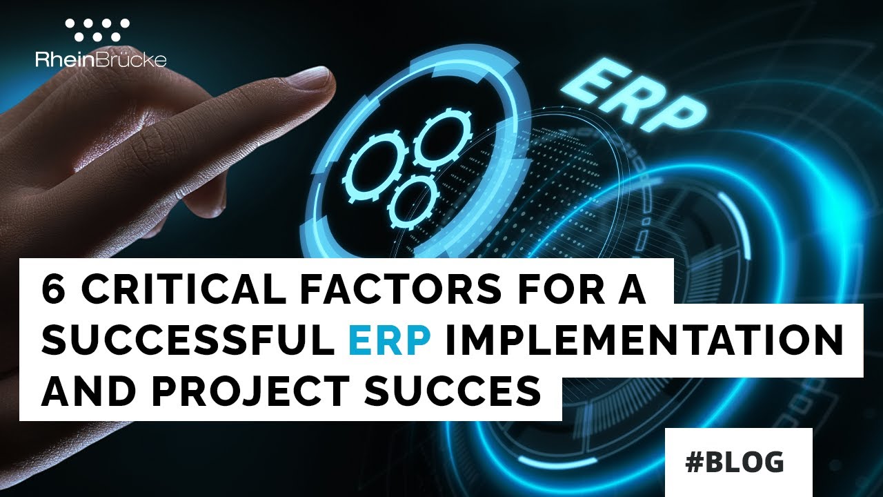 Key Factors for Successful ERP Implementation| 6 Critical ERP Project Success Factors | ERP Software